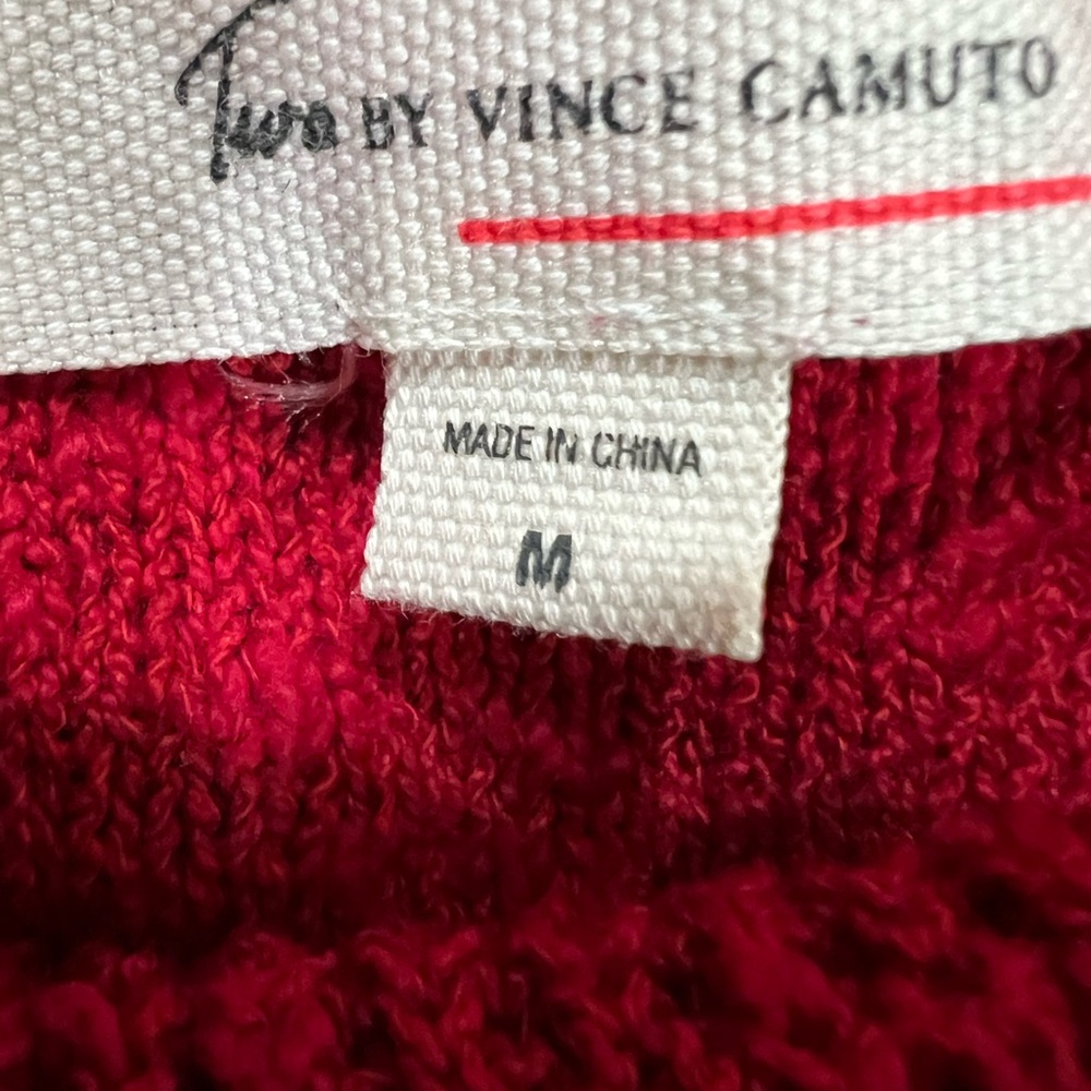 Two by Vince Camuto Vibrant Red Cowl Neck Sweater - Picture 3 of 6